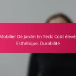 Mobilier De Jardin En Teck: Coût élevé, Esthétique, Durabilité