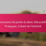 Paravents De Jardin En Bois: Décoratifs, Pratiques, Créant de l’intimité