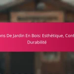 Salons De Jardin En Bois: Esthétique, Confort, Durabilité