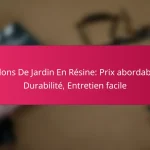 Salons De Jardin En Résine: Prix abordable, Durabilité, Entretien facile